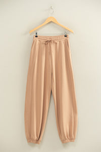 Scuba Drawstring Waist Relaxed Jogger Sweatpants