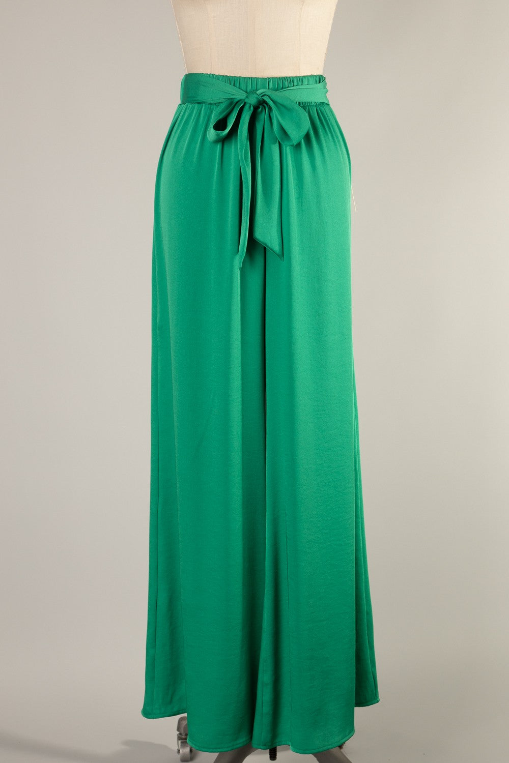 Silk Wide Leg Pants