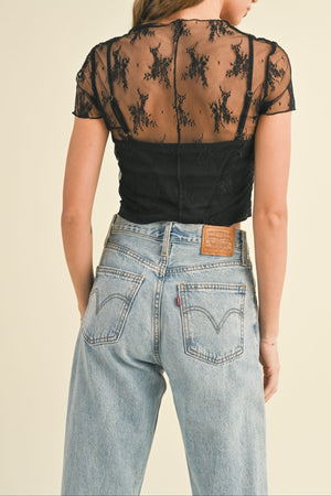 Lace Lined Top