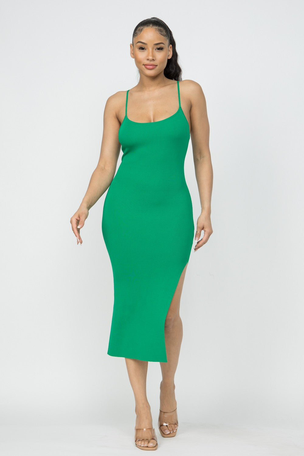 BEST SELLER! Side Slit Cami Dress