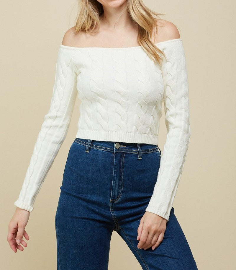 Off the Shoulder Sweater