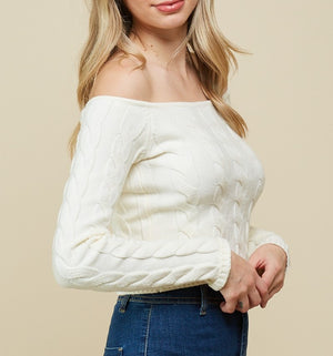 Off the Shoulder Sweater