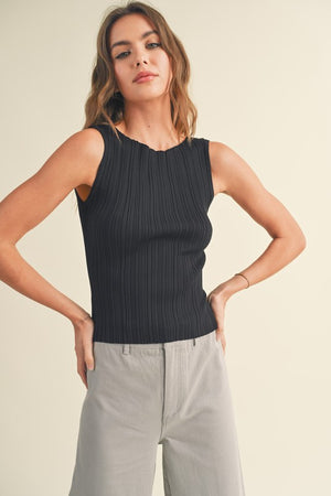 Viscose Ribbed Tank Top