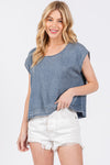 Mineral Wash Boxy Top
