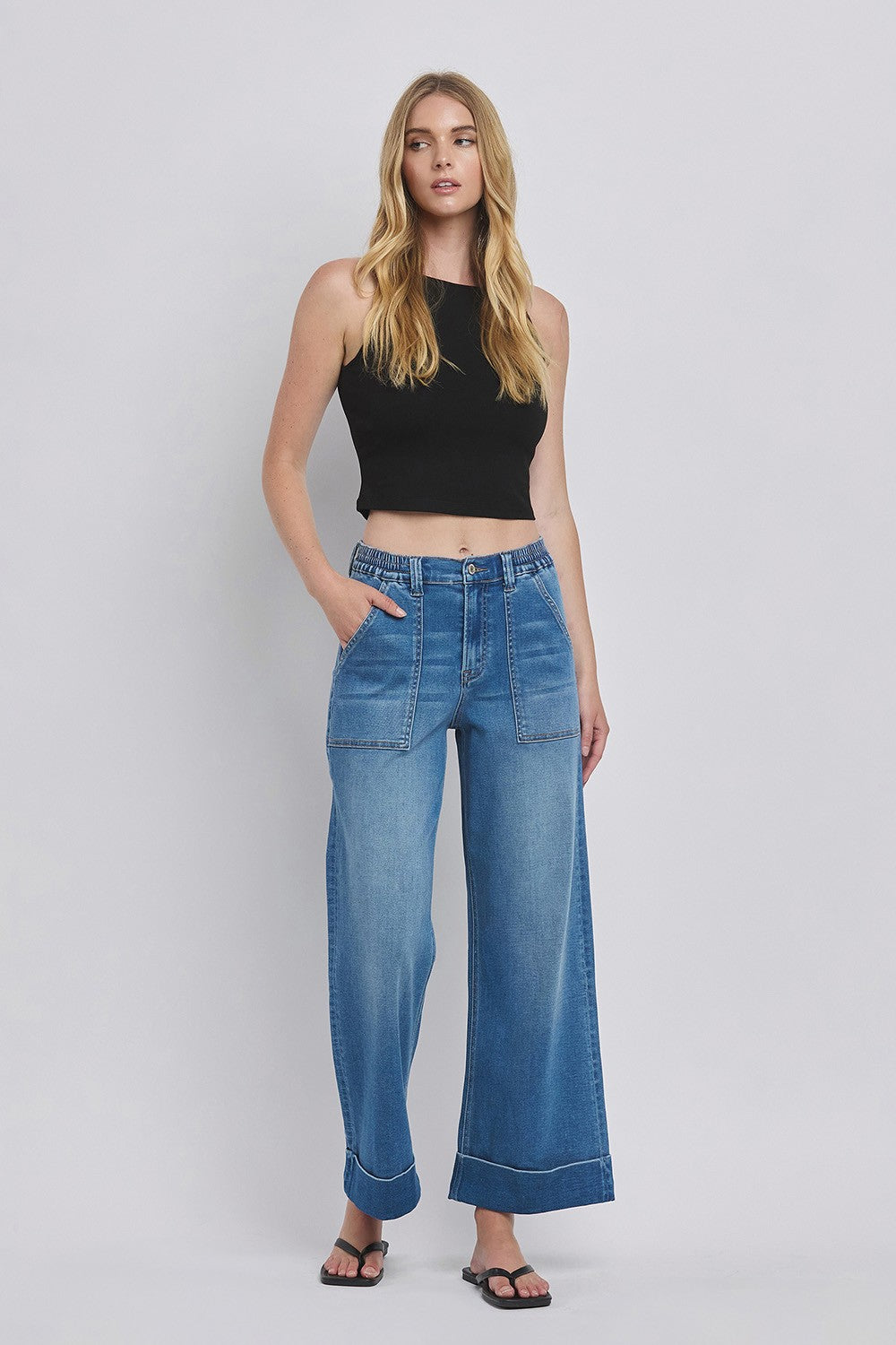 High Rise Baggy Jeans