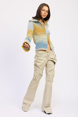 Turtle Neck Zip Up