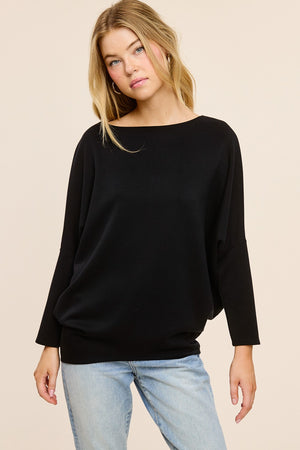 Scuba Fabric Dolman Sleeve Top