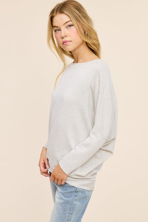 Scuba Fabric Dolman Sleeve Top