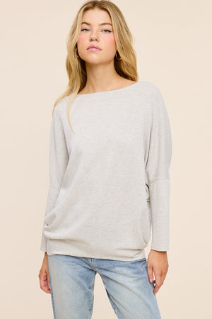 Scuba Fabric Dolman Sleeve Top