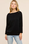 Scuba Fabric Dolman Sleeve Top