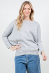 Scuba Fabric Dolman Sleeve Top