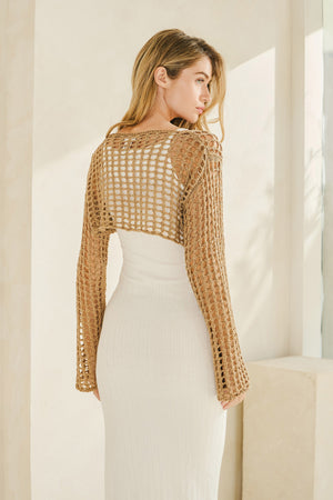 Crochet Net Crop Top