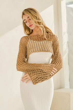 Crochet Net Crop Top