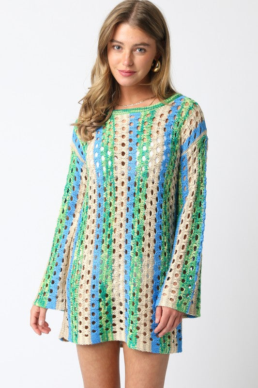 Blue & Green Cover Up