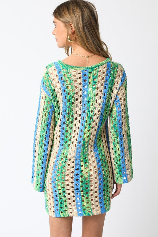 Blue & Green Cover Up