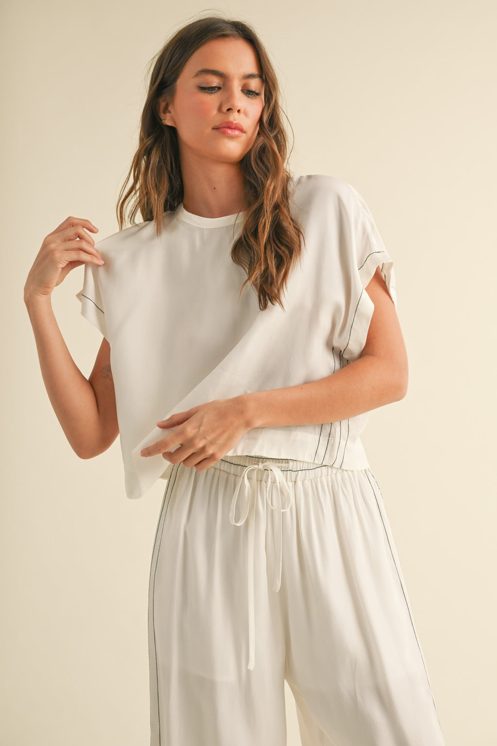Viscose Short Sleeve Top