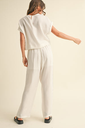 Viscose Short Sleeve Top