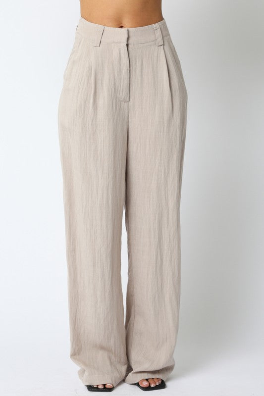 Linen Khaki Pants