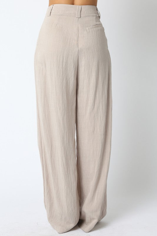 Linen Khaki Pants