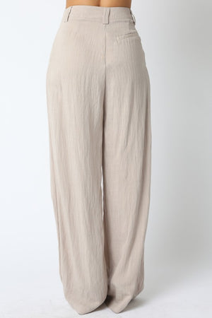 Linen Khaki Pants