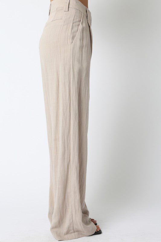 Linen Khaki Pants
