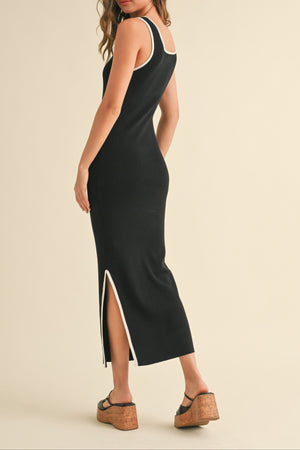 Color Block Knitted Dress