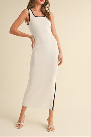 Color Block Knitted Dress