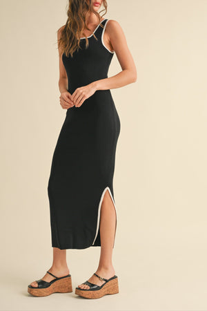 Color Block Knitted Dress