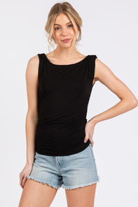 Double Layer Sleeveless Fitted Top