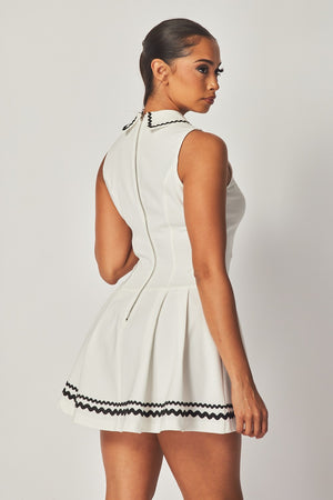 Berenice Pleated Mini Tennis Dress
