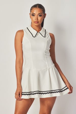 Berenice Pleated Mini Tennis Dress
