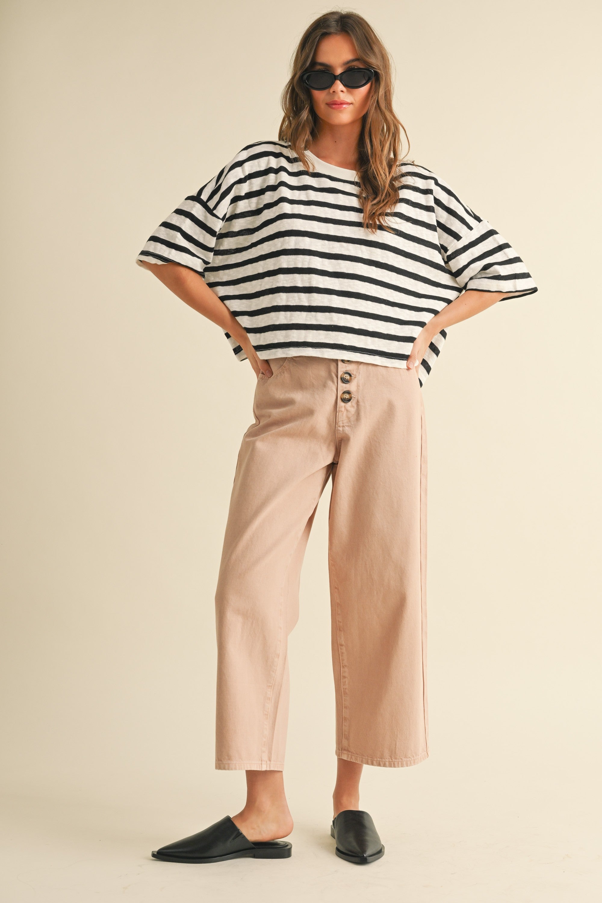 Striped Knitted Top