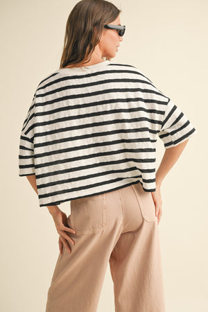 Striped Knitted Top