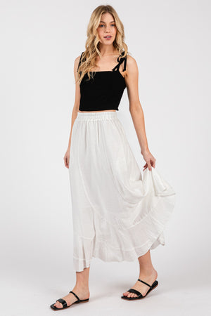 Disjoint Maxi Length Skirt