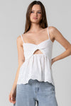 Crochet Babydoll Top
