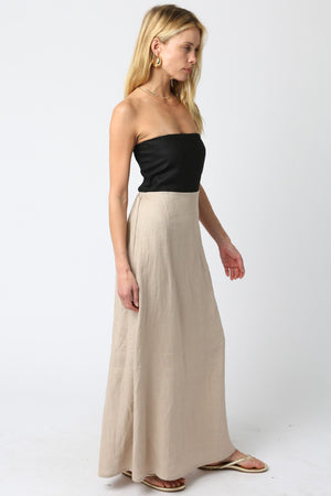 Two Toned Maxi Dress