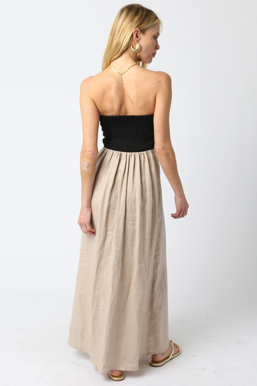 Two Toned Maxi Dress