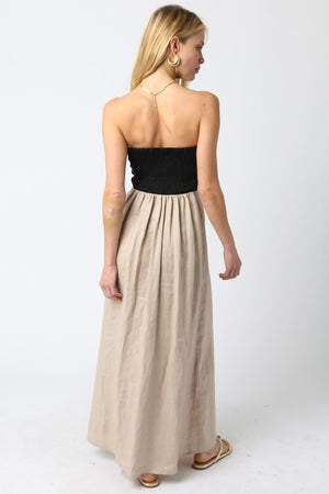 Two Toned Maxi Dress