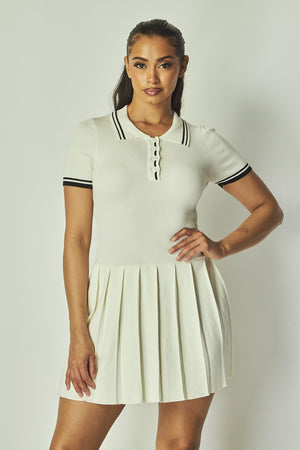Alessia Polo Flared Mini Dress