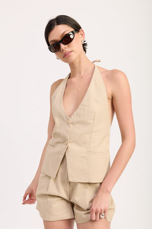 Halter Neck Vest Top