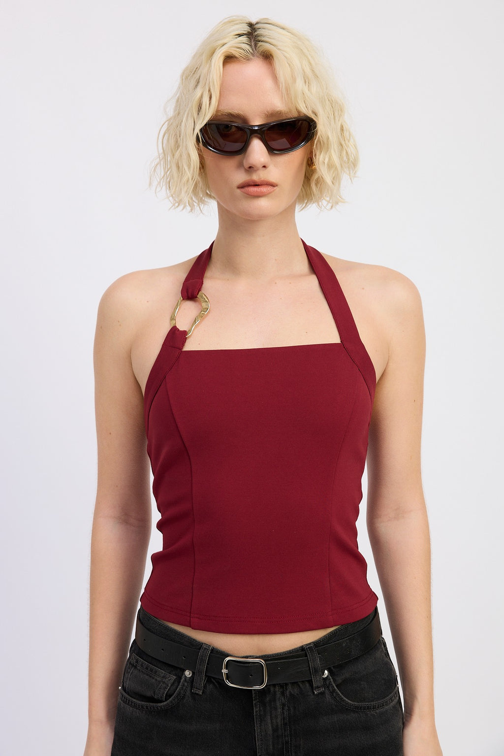 Chain Link Halter Top