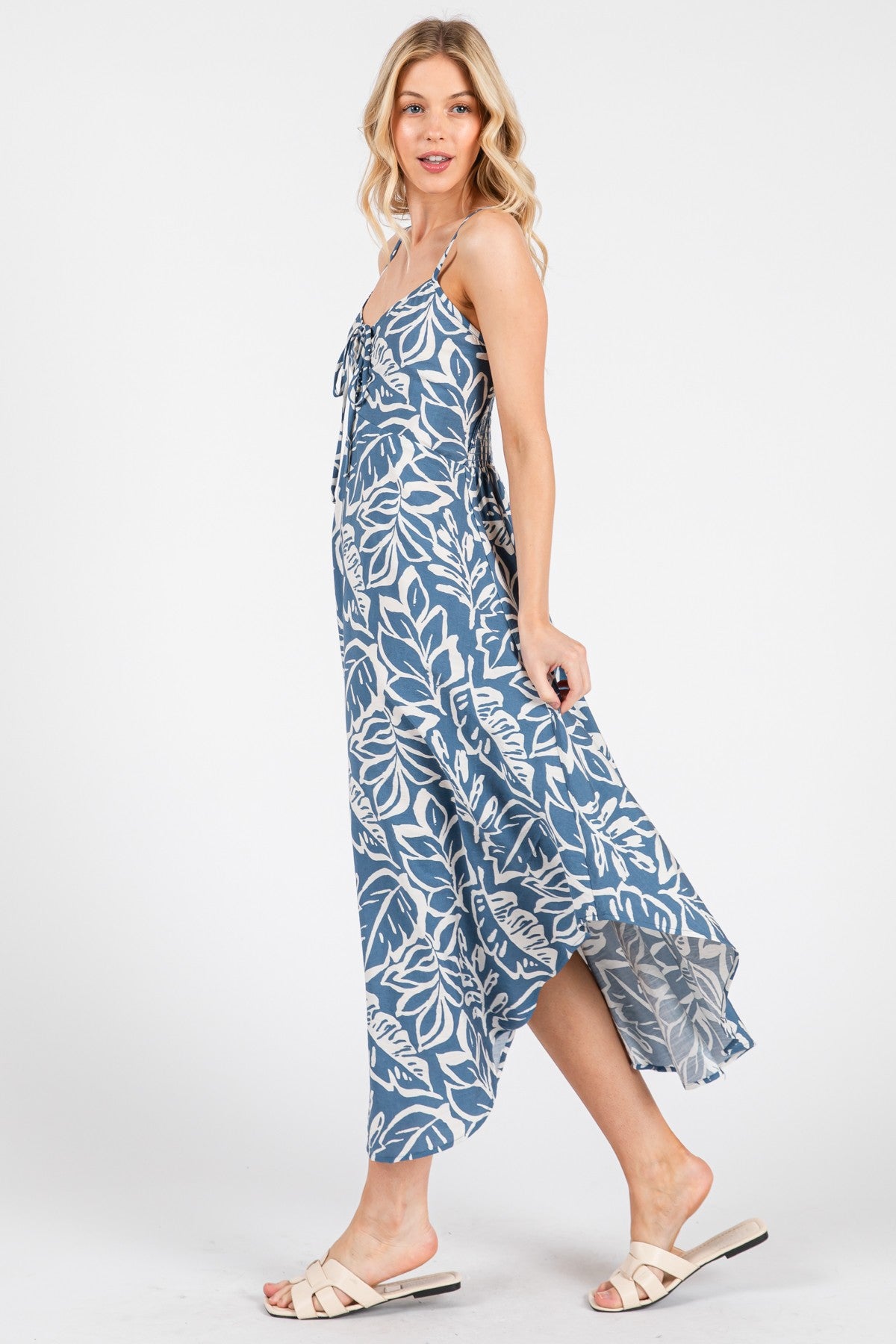 Ruched Midi Dress