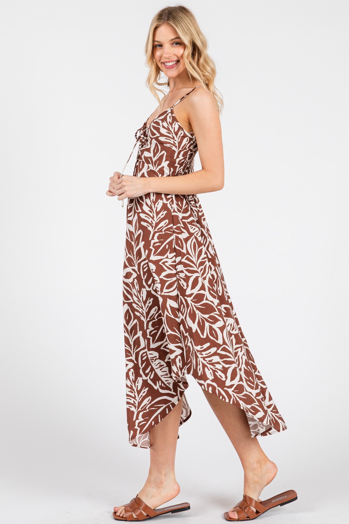Ruched Midi Dress