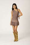 Mesh Flowy Mini Skirt
