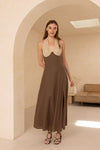Halter Two tone Dress