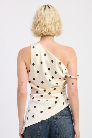 Asymmetrical Off Shoulder Tunic Top