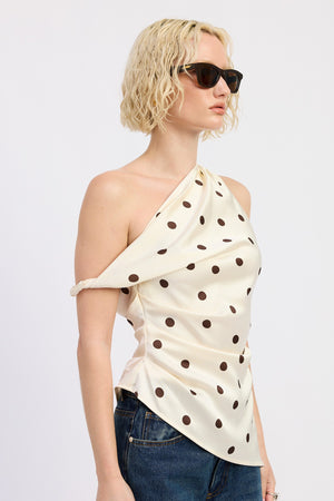 Asymmetrical Off Shoulder Tunic Top