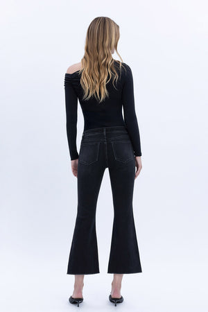 Mid Rise Flare Jeans
