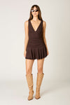 V-neck Flowy Mini dress