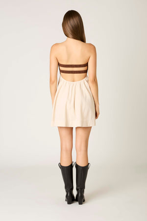 Two Toned Cocoa Dress